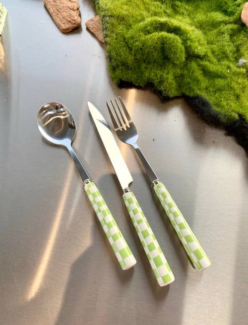 Check & Cheer Flatware Set