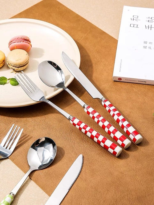 Check & Cheer Flatware Set