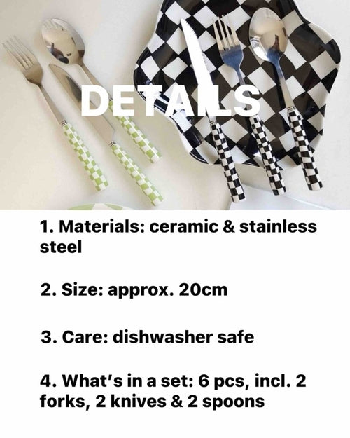 Check & Cheer Flatware Set