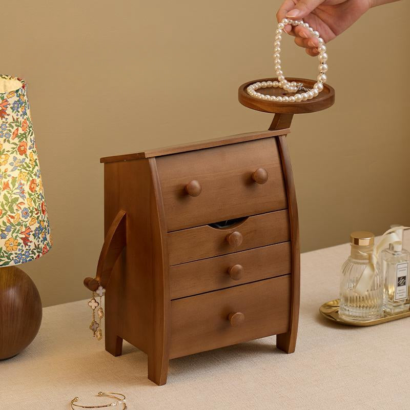 Robot Solid Wood Jewelry Box-1