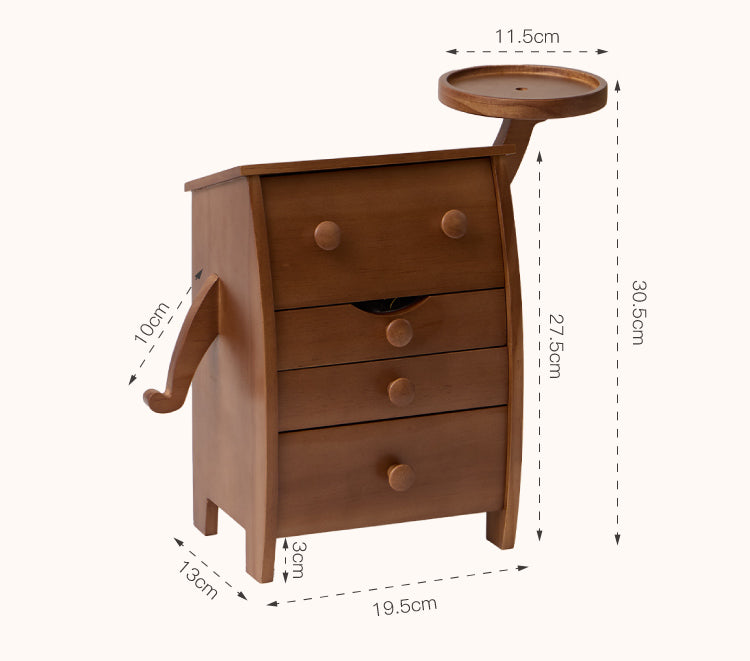 Robot Solid Wood Jewelry Box-4