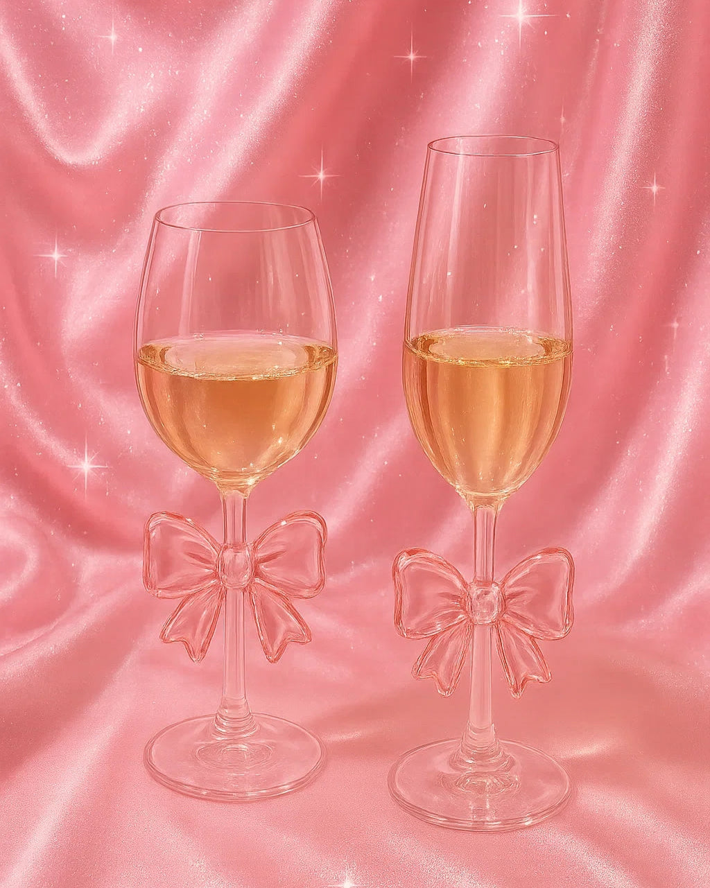 Pink Bow Glassware Set-1