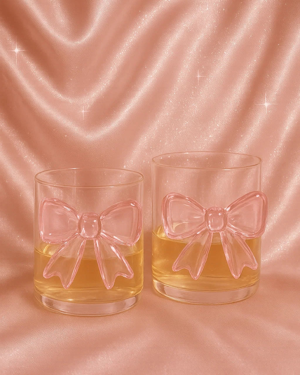Pink Bow Glassware Set-3