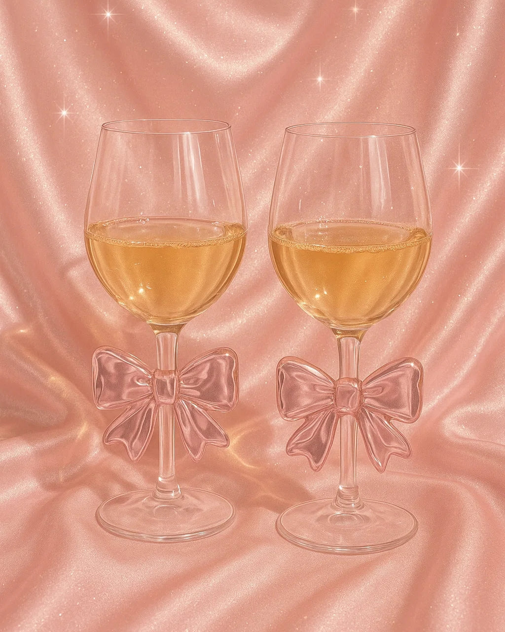Pink Bow Glassware Set-5